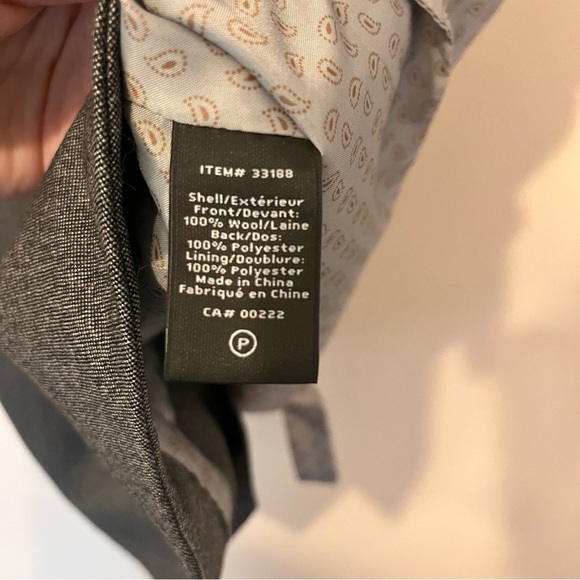 Attitude Slim Fit Wool Blazer Vest - Picture 6 of 6